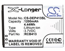 Replacement Battery For Doro 3.7v 1200mAh / 4.44Wh Mobile, SmartPhone Battery