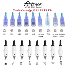 100Pcs Replace Tips Cartridges For Permanent Makeup Device Artmex V8 V6 V11 V9