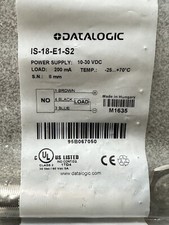NEW DATALOGIC IS-18-E1-S2 Inductive Proximity Sensor Switch
