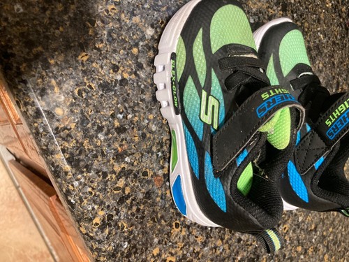 skechers s lights boys shoes size 8 