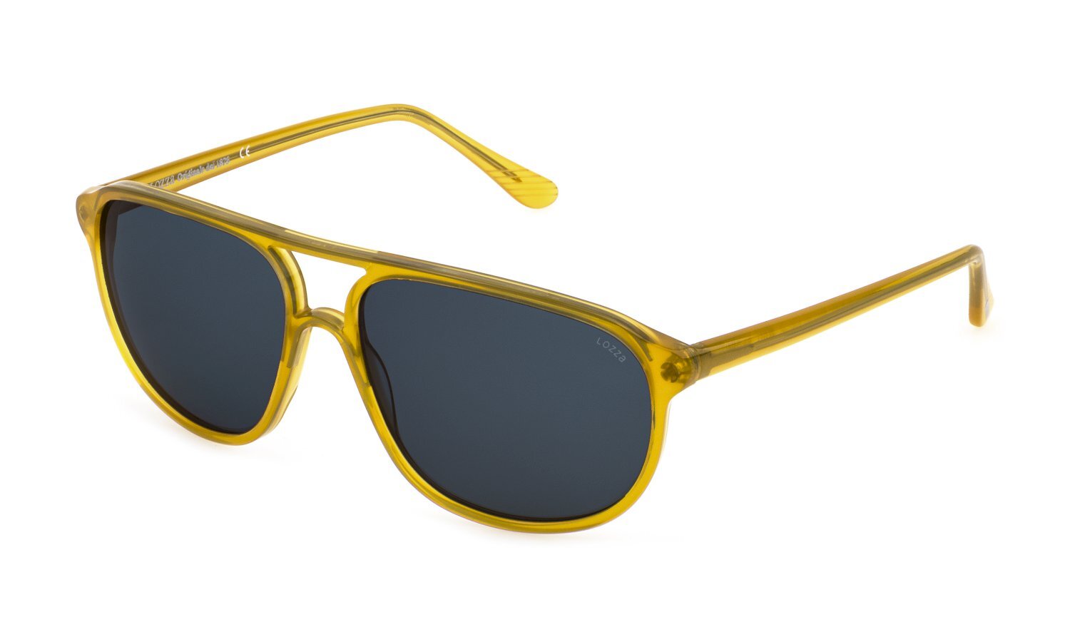 Lozza Sonnenbrille SL1827Z ZILO SPORT 01AG Gelb Blau Unisex