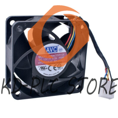 1PC DL08025R12U AVC Cooling Fan 12V 0.50A 4Pin 80x80x25mm PWM Chassis
