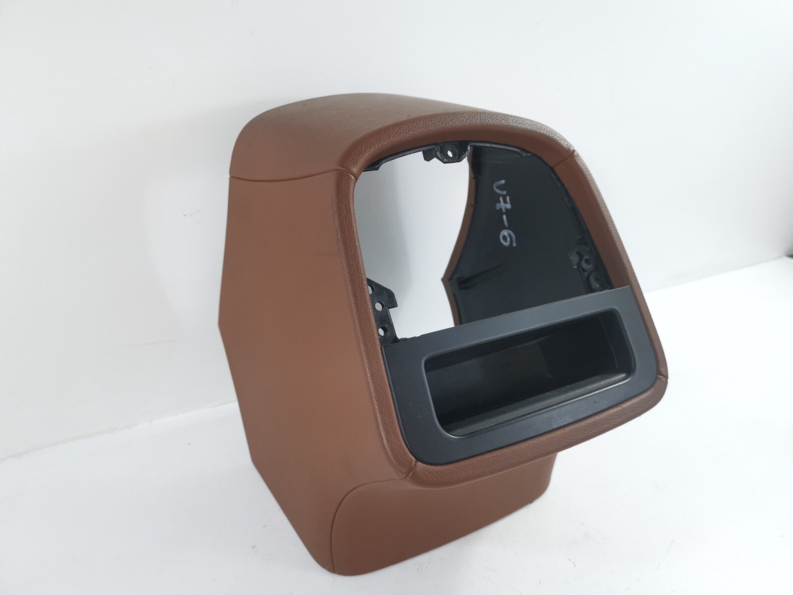 14-19 MASERATI QUATTROPORTE S CENTER CONSOLE REAR END TRIM COVER BROWN BEIGE