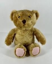 Ralph Lauren Polo Romance Teddy Bear Plush Stuffed Animal Golden Brown Pink