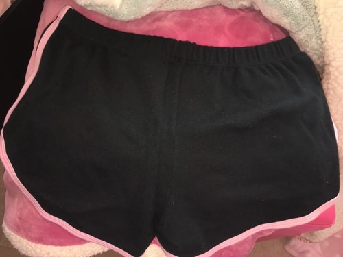 Rare Mariah Carey Concert Black Shorts Pink Butterfly NeW! Size L - Picture 3 of 4