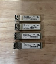 Lot of 4 QLogic 16G 850nm SW SFP LC Transceiver Modules FTLF8529P3BCV-QL