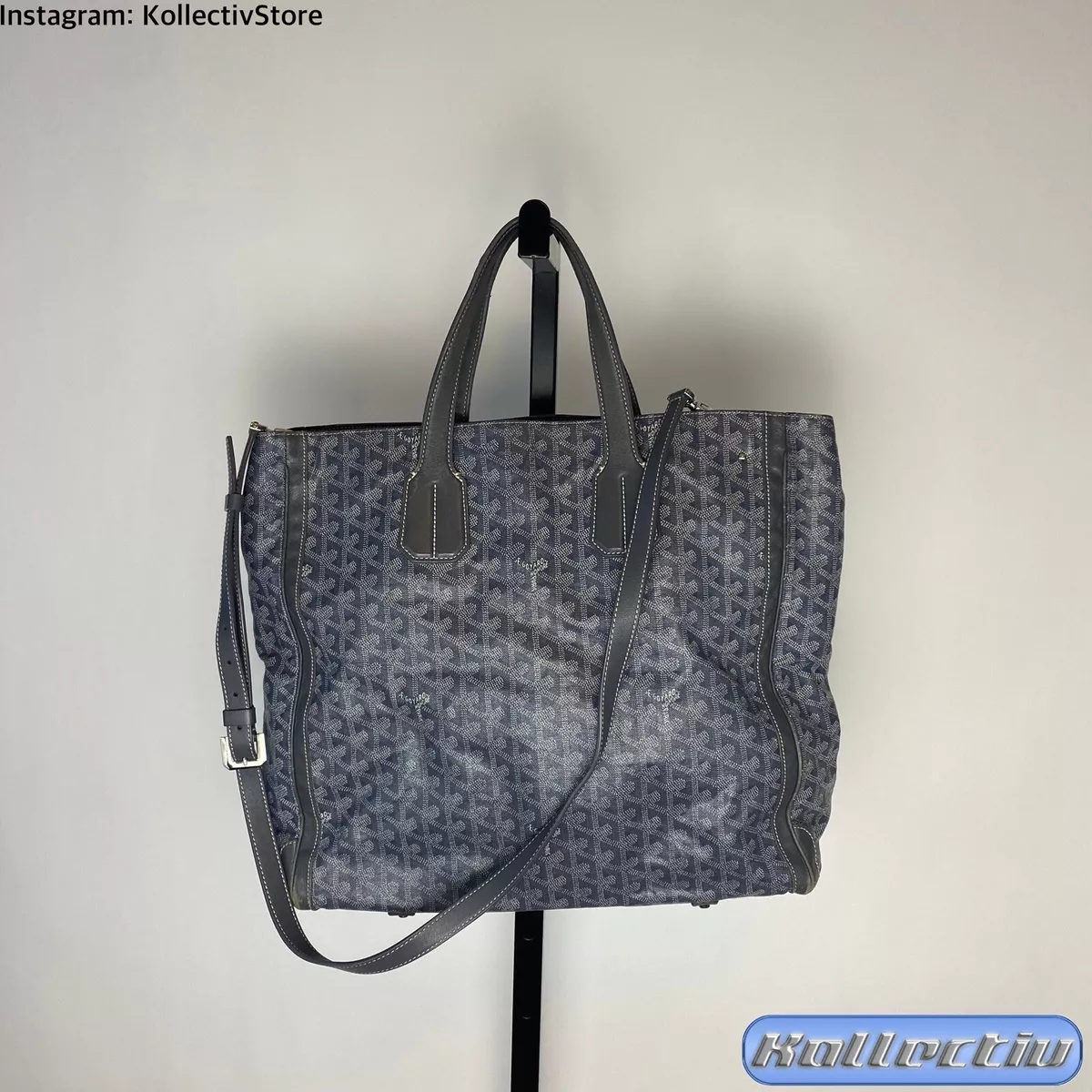 goyard tote bag grey