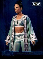 2022 SkyBox Metal Universe AEW #117 Serena Deeb Blue Spectrum