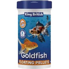 King British Goldfish Fish Food Floating Pellets 110g