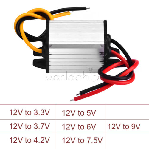 Modulo alimentazione convertitore LED auto DC12V a DC3.3/3.7/4.2/5/6/7.5/9V DC-DC - Foto 2 di 19