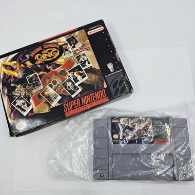 Boxing Legends of the Ring- SNES Video Game w/ Orignal Box (Super Nintendo 1993)