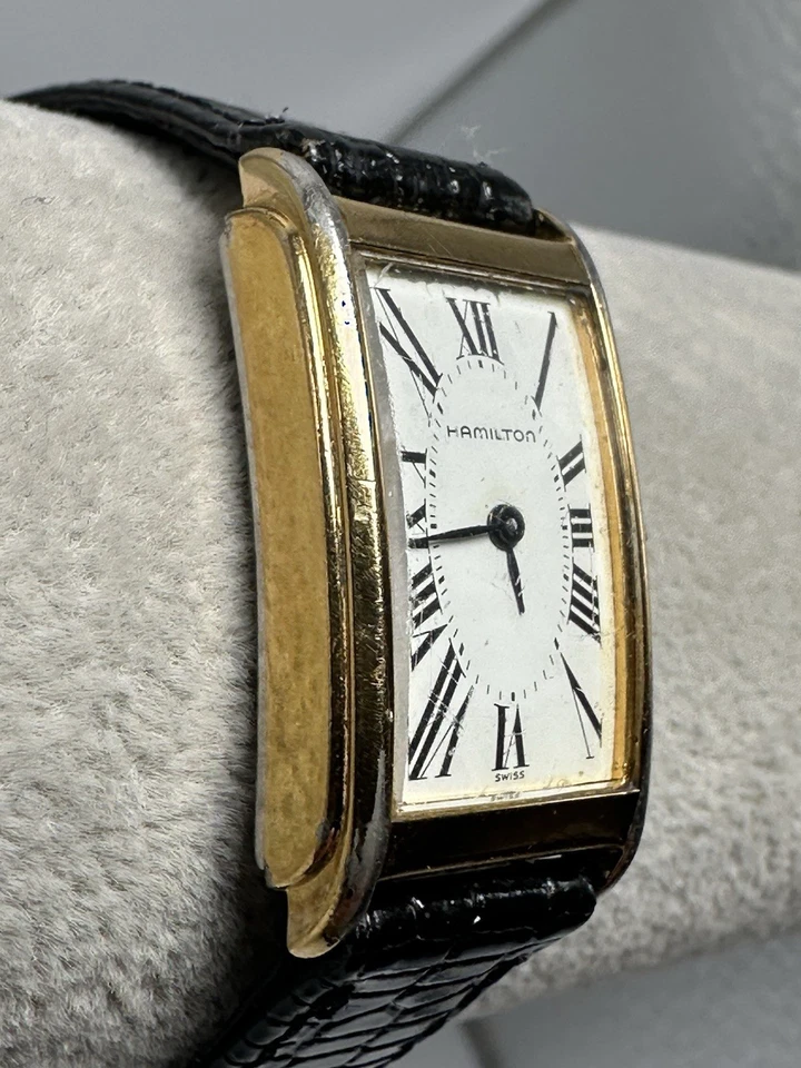 Hamilton 6092 relógio tanque feminino nova bateria 18MM 6.5" registrado 0310 N92 - Imagem 3 de 4