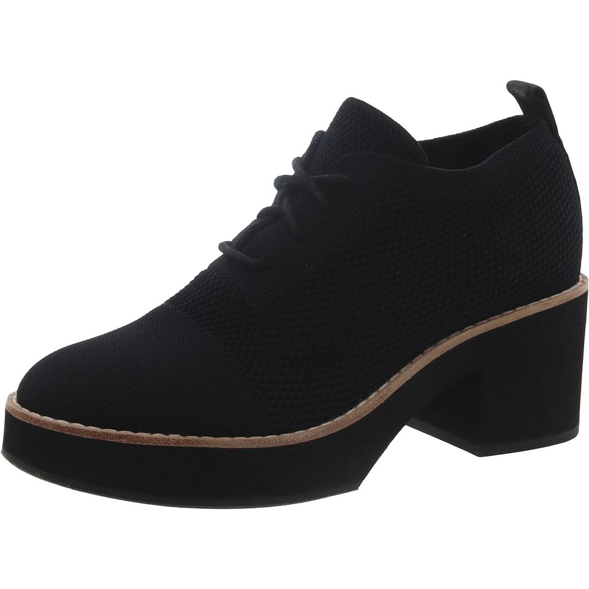 Женские черные вязаные туфли на плоской подошве со шнуровкой Eileen Fisher средний размер 55 B M BHFO 9435 4290₽