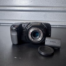 Blackmagic 4k Pocket Cinema Camera Body USED  Battery Bundle - READ