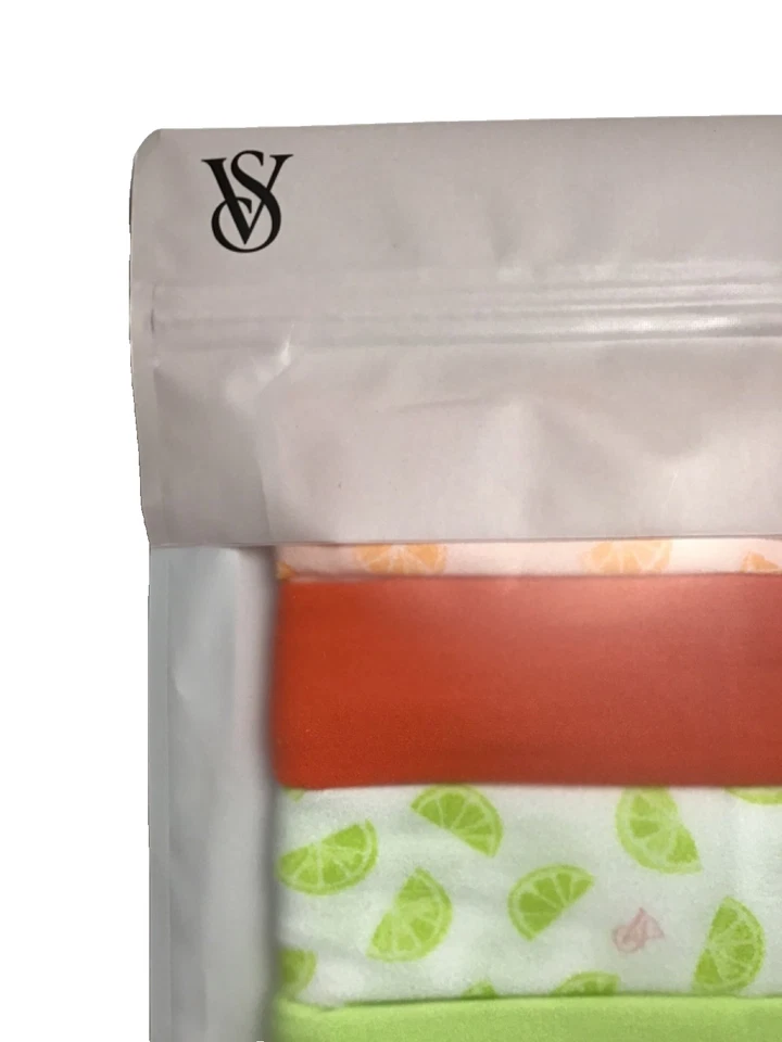 Paquete de 5 bragas descaradas grandes multicolores Victoria's Secret para mujer Foto 3 de 4