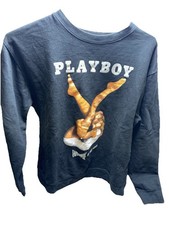 PLAYBOY 2020 Playmate Of The Year Adult Sweatshirt Size Medium Dark Blue