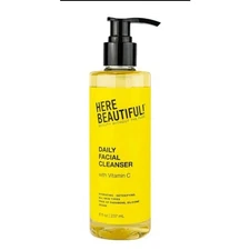 Here Beautiful Facial Cleanser with Vitamin C 8fl oz Daily Cleanser