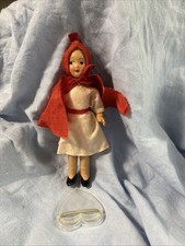 ANTQUIE  8" Red Riding Hood Composition Doll fairyland