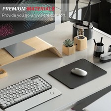 Non-Slip Mouse Pad Stitched Edge PC Laptop For Computer PC Gaming Rubber Base