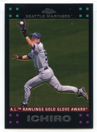2007 Topps Chrome Ichiro [Refractor] #270 card
