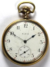 1903 Elgin Grade 211 16s 7j Gold Filled Pocket Watch - Parts/Repair