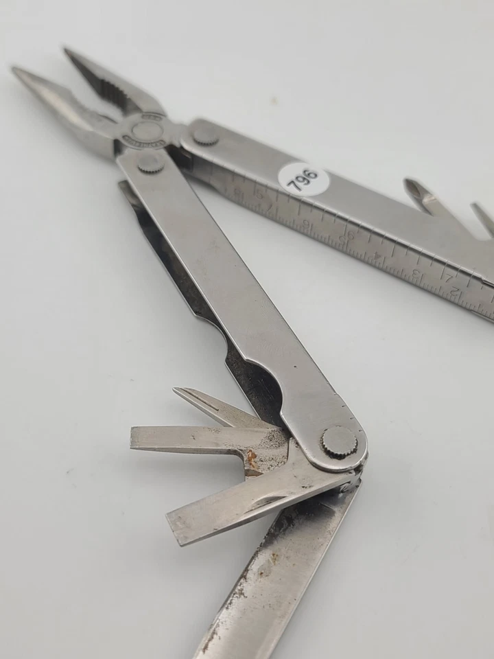 Herramienta de supervivencia de bolsillo Leatherman PST de colección 1980 EE. UU. Portland original multiherramienta Foto 3 de 4