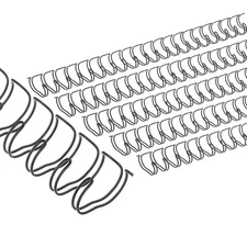 14mm (9/16″) Double Loop Wire Binding Combs, 50 Pcs, 2:1 Pitch, Black