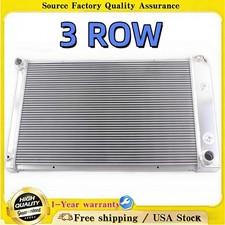 Aluminum Radiator 3row For Pontiac Firebird Trans Am Espritformula V8 1970-1981