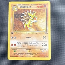 1995 sandslash pokemon card value Pokmon - Sandslash (41) - Fossil - Card - Collectible Card