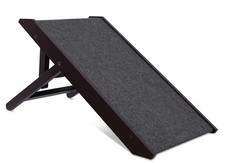 BIRDROCK Home Adjustable Pet Ramp for Small Dogs, Cats, Puppies - Foldable Wo...