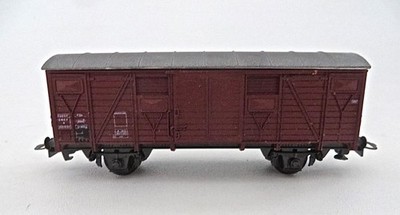 ROCO Ho train 4315A covered freight wagon DB In Plastic Box