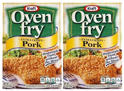 Oven Fry Extra Crispy Pork Seasoned Coating Mix 2 Pack