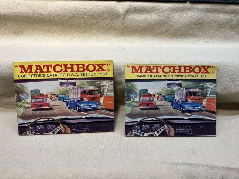 Two Matchbox Catalogs ( One English, One German)