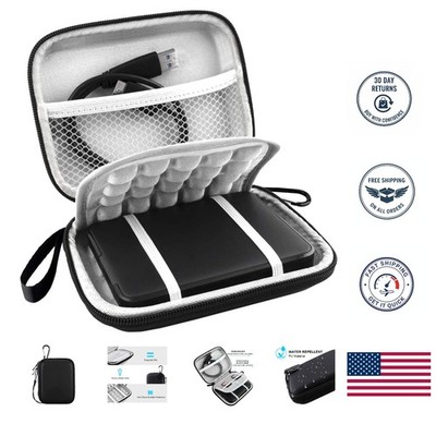 Durable Hard Drive Storage Bag for WD My Passport & Elements - Easy Carry Design