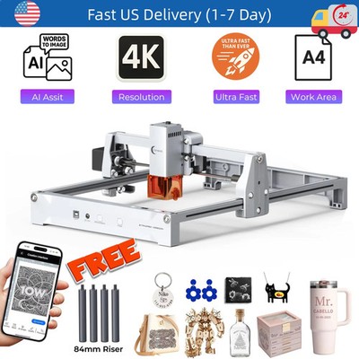 K15Pro 7W Laser Engraver for Wood Acrylic Leather Beginner Friendly