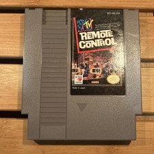 Nintendo 1990 MTV Remote Control Game Cartridge NES
