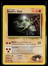 Brock's Onix (21) Rare Gym Heroes 021/132 LP on eBay