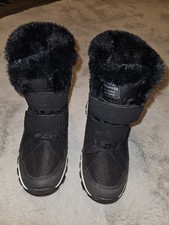 Ladies Trespass Snow Boots Size 8 Waterproof Worn Once Easy Fastenings VGC