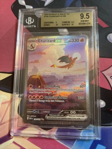 BGS 9.5 / Easy PSA 10 Charizard EX SIR 151 Gem Mint 2 Sub 10’s