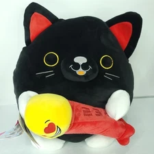 Zuru Snackles LUNA Black Cat With Pez Plush Stuffed Animal Large 14” NEW
