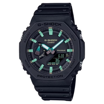 Casio G-shock Schwarz Herren Armbanduhr GA-2100RC-1AER