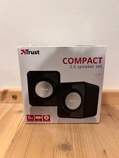 Trust - COMPACT2.0 speaker set Nere jack 3.5 mm, NUOVE mai usate