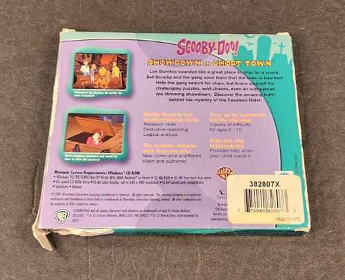 Scooby-Doo NEUF ! Jeu PC Showdown In Ghost Town Scooby Doo The Learning Company - Photo 4/6