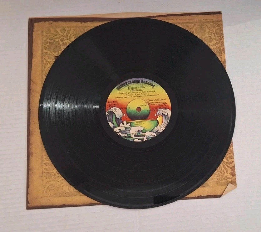 Melanie Gather Me LP Neighborhood NRS-47001 Original 1971 Pressing Pop Folk Rock Foto 4 de 4