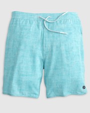 johnnie-O Half Elastic Surf Shorts Ariba Peacock Size L