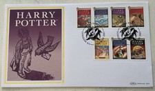 GB QEII 2007 Harry Potter Benham Silk Numbered FDC Ravenclaw London N1 Cat £10+
