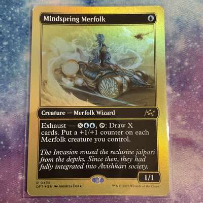 北極マーフォーク/Arctic Merfolk FOIL Mindspring Merfolk (FOIL) x1 - MTG Aetherdrift DFT #436 | eBay