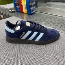 adidas Handball Spezial Men’s Navy/Light Blue Suede Trainers UK 8 EU 42 US 8.5
