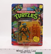 Leonardo 10 Back Pop-Up Stand Teenage Mutant Ninja Turtles 1988 Playmates MOSC