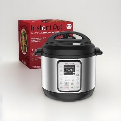 #ad Instant Pot Duo Plus 60 6 Quart 9 in 1 Pressure Cooker Silver Black NEW $119.99